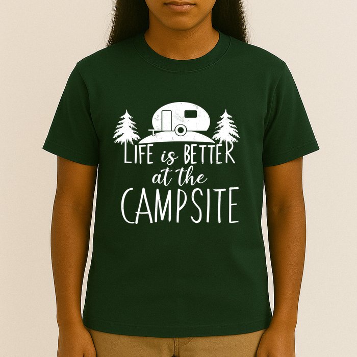 Retro Life is Better At The Campsite  T-Shirt