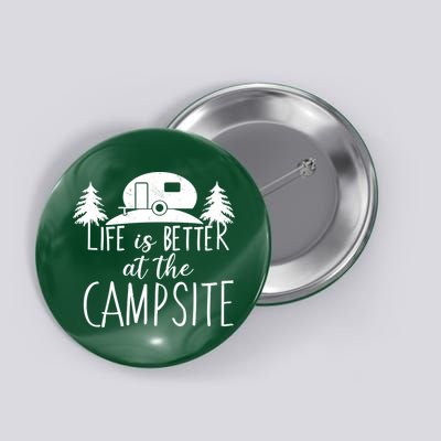 Retro Life is Better At The Campsite  Button