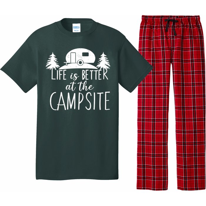 Retro Life is Better At The Campsite  Pajama Set