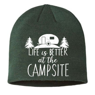 Retro Life is Better At The Campsite  Sustainable Beanie