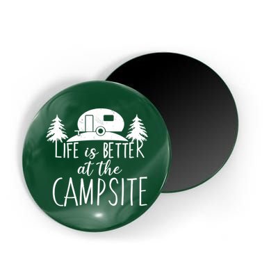 Retro Life is Better At The Campsite  Magnet