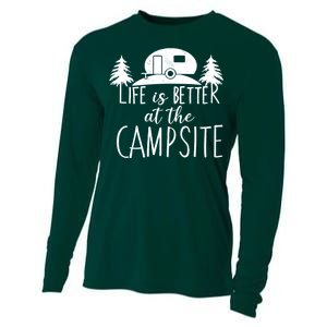 Retro Life is Better At The Campsite  Cooling Performance Long Sleeve Crew