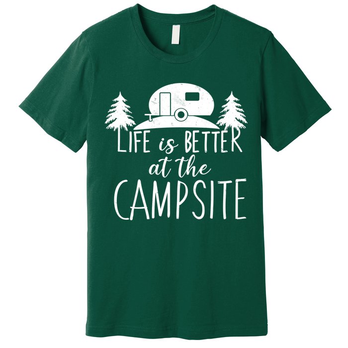 Retro Life is Better At The Campsite  Premium T-Shirt