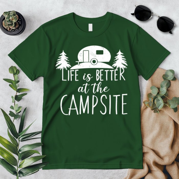 Retro Life is Better At The Campsite  Premium T-Shirt