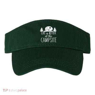 Retro Life is Better At The Campsite  Valucap Bio-Washed Visor