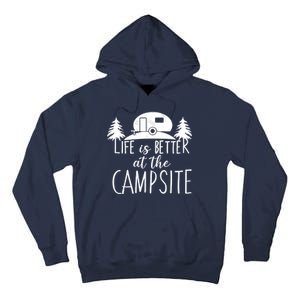 Retro Life is Better At The Campsite  Tall Hoodie