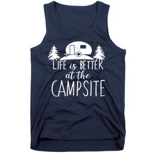 Retro Life is Better At The Campsite  Tank Top