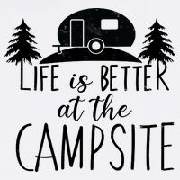 Retro Life is Better At The Campsite  Garment-Dyed Sweatshirt