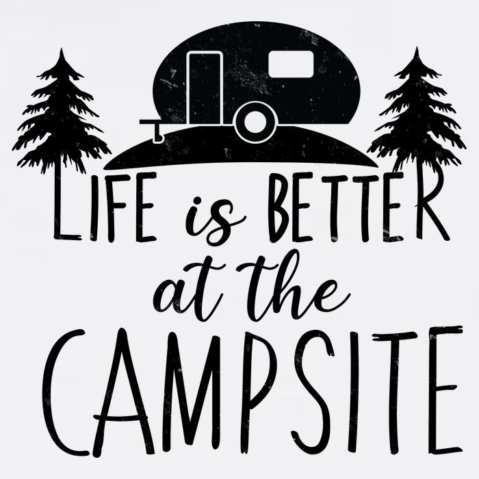 Retro Life is Better At The Campsite  Garment-Dyed Sweatshirt