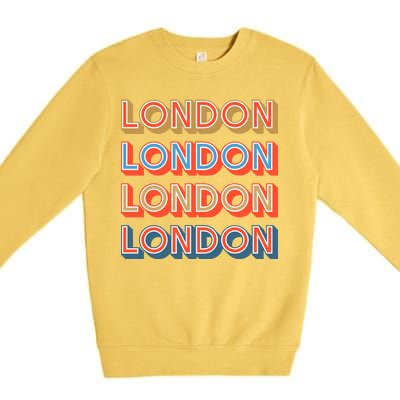 Retro London Premium Crewneck Sweatshirt