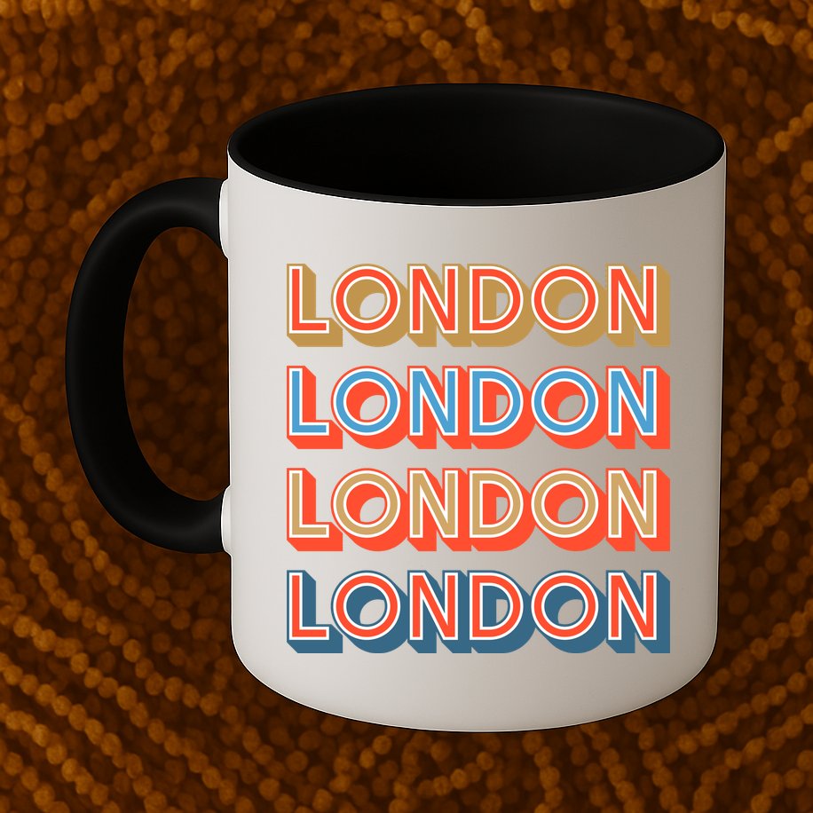 Retro London Mug