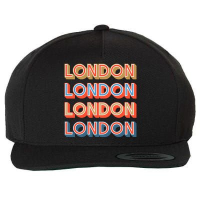 Retro London Wool Snapback Cap