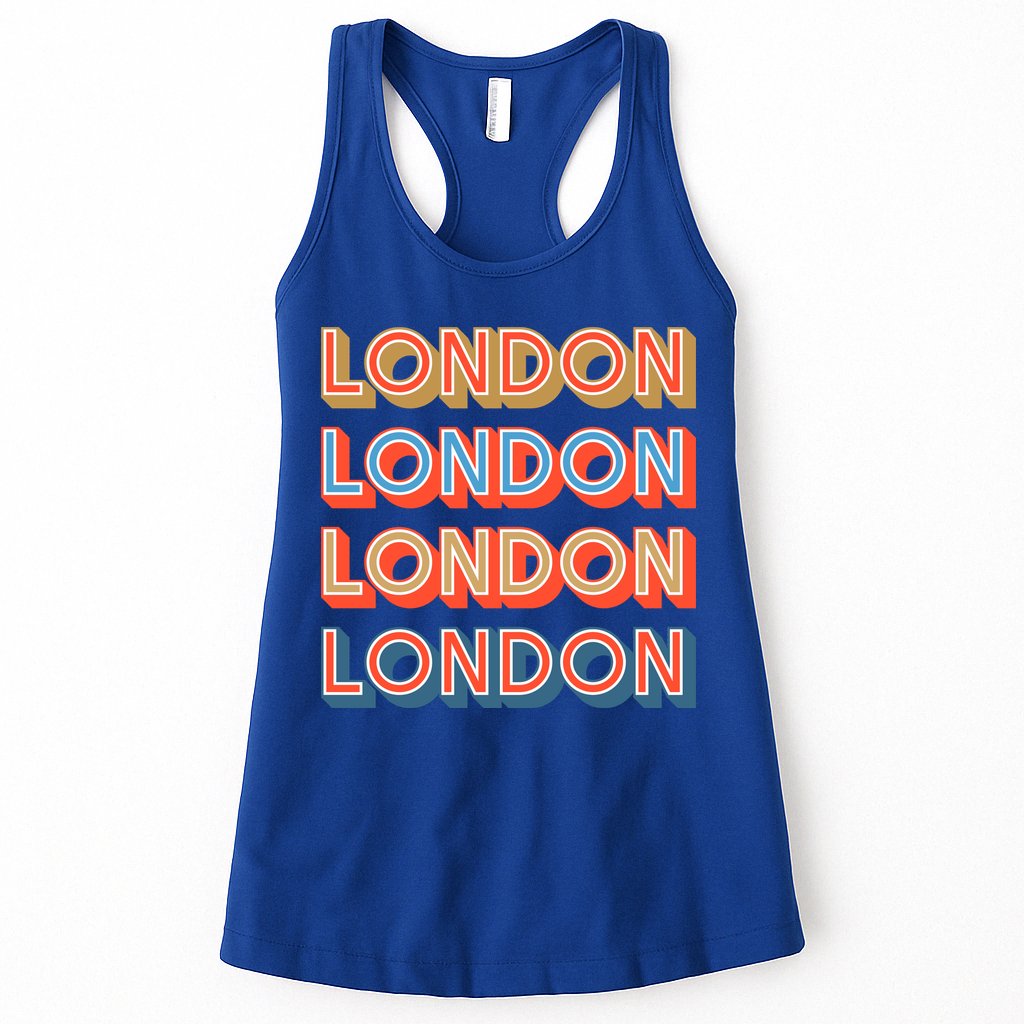Retro London Womens Tank Top
