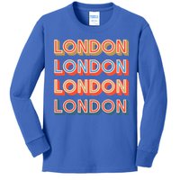 Retro London Kids Long Sleeve Shirt