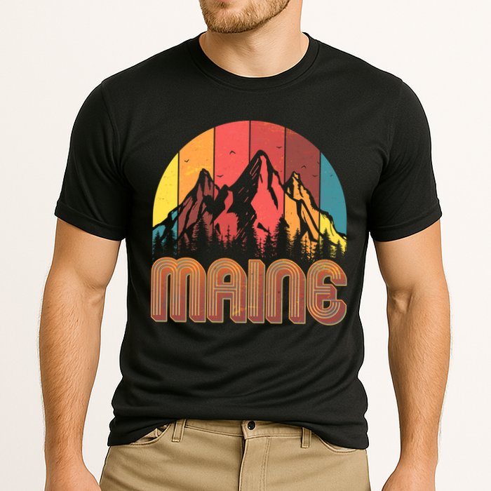 Retro Maine Cooling Performance Crew T-Shirt