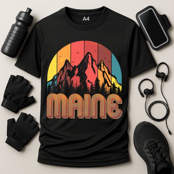 Retro Maine Cooling Performance Crew T-Shirt
