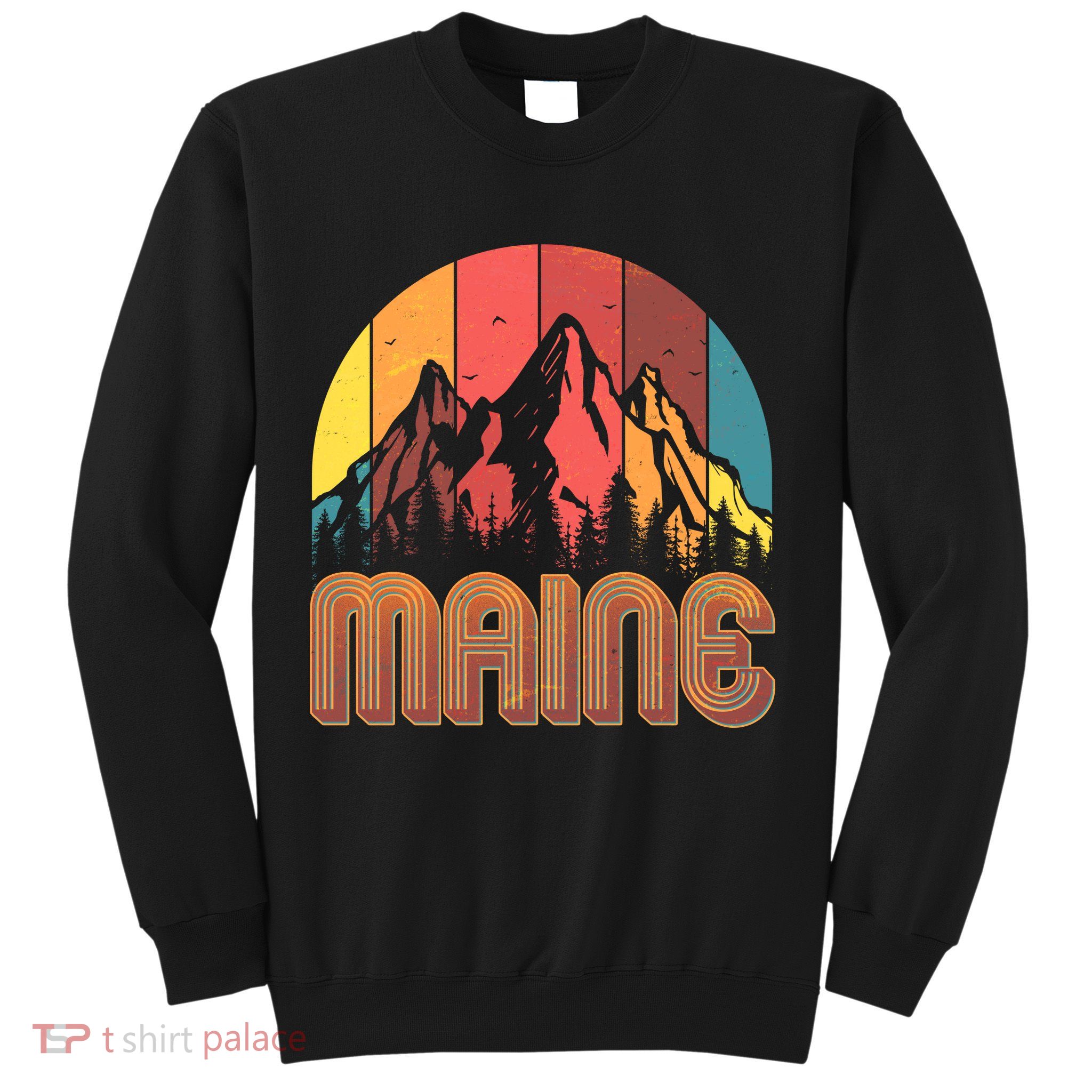 Retro Maine Sweatshirt