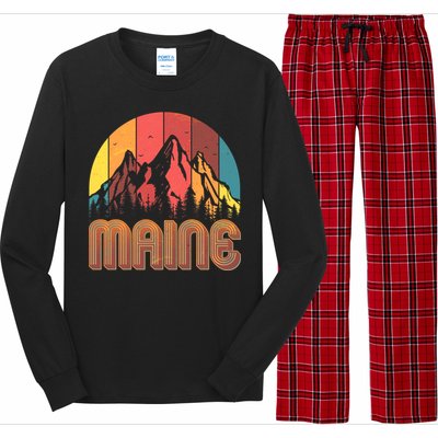 Retro Maine Long Sleeve Pajama Set