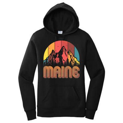 Retro Maine Women's Pullover Hoodie