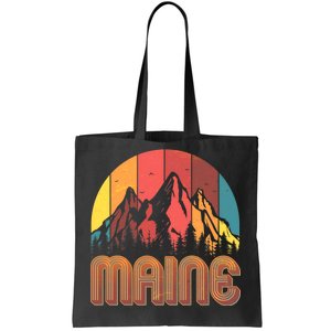 Retro Maine Tote Bag