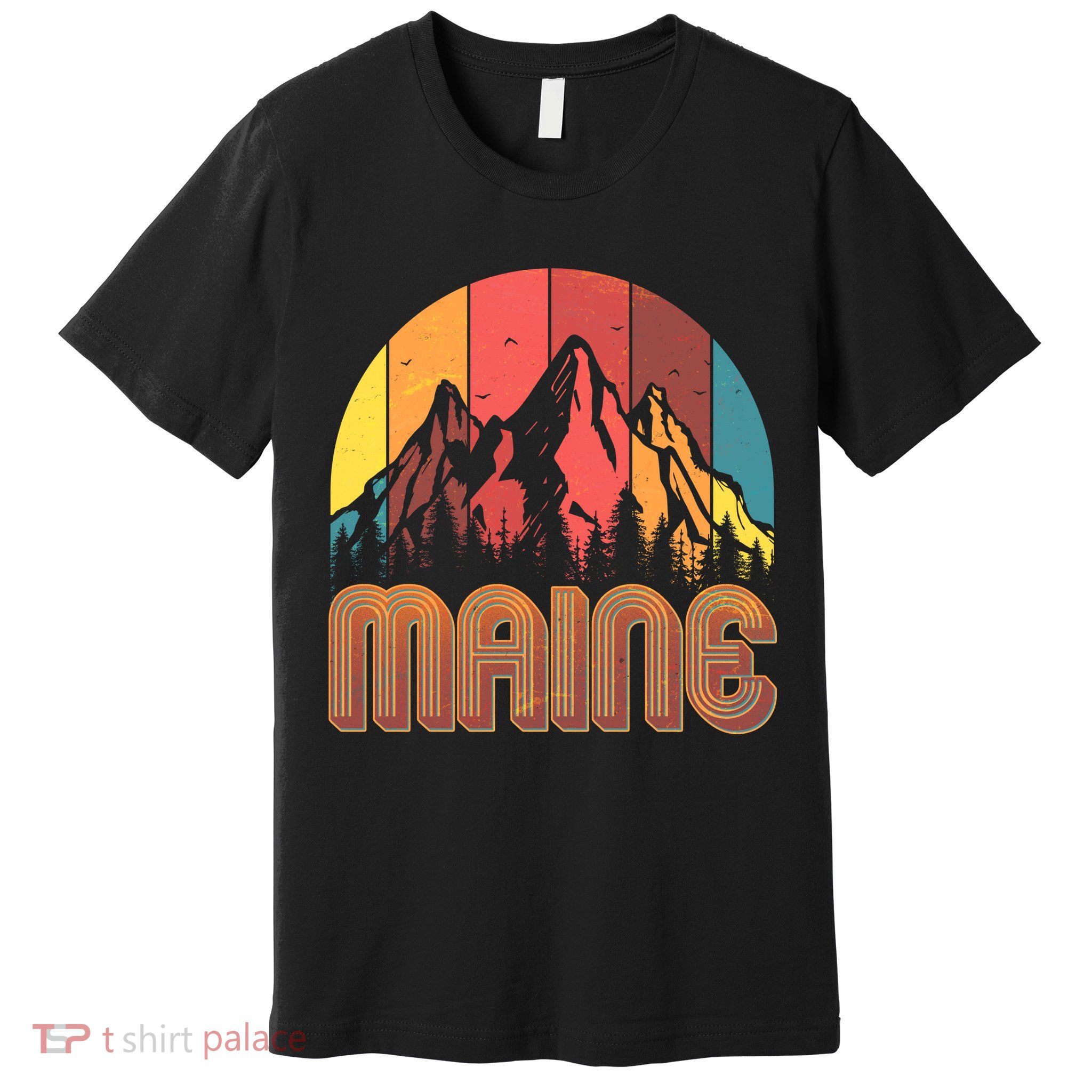 Retro Maine Premium T-Shirt