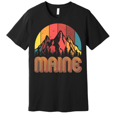 Retro Maine Premium T-Shirt