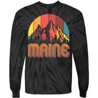 Retro Maine Tie-Dye Long Sleeve Shirt