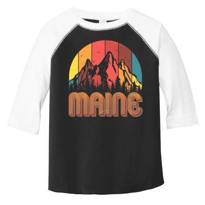 Retro Maine Toddler Fine Jersey T-Shirt