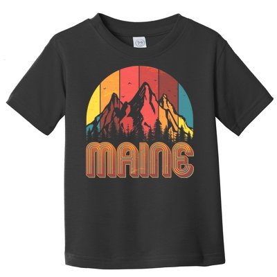 Retro Maine Toddler T-Shirt