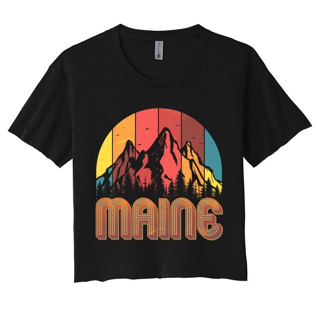 Retro Maine Crop Top