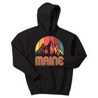 Retro Maine Kids Hoodie