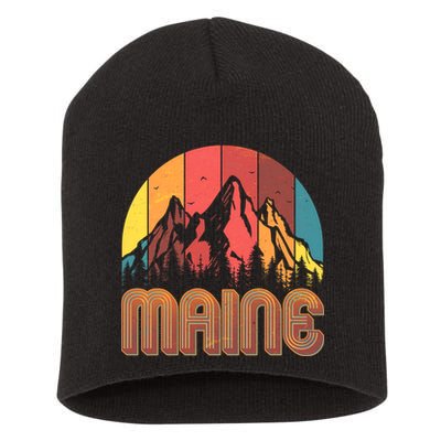 Retro Maine Short Acrylic Beanie
