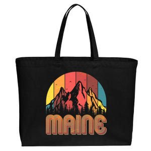 Retro Maine Cotton Canvas Jumbo Tote