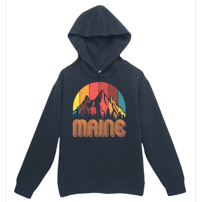 Retro Maine Urban Pullover Hoodie