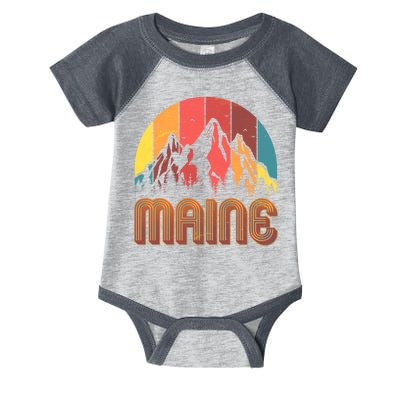 Retro Maine Infant Baby Jersey Bodysuit