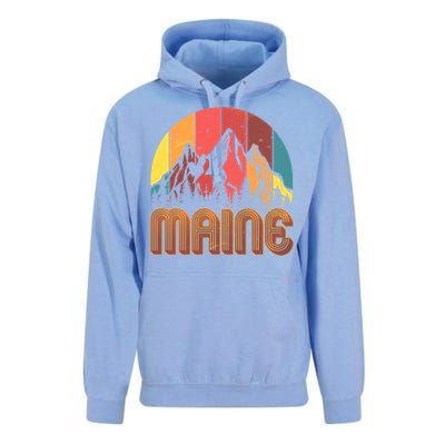 Retro Maine Unisex Surf Hoodie