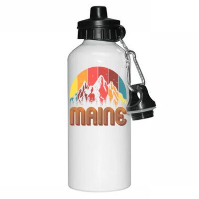 Retro Maine Aluminum Water Bottle