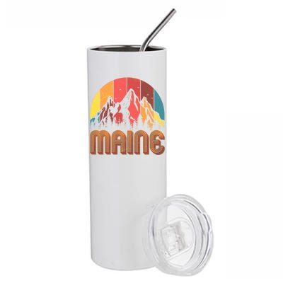 Retro Maine Stainless Steel Tumbler