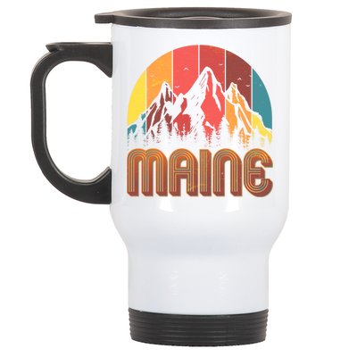 Retro Maine Stainless Steel Travel Mug