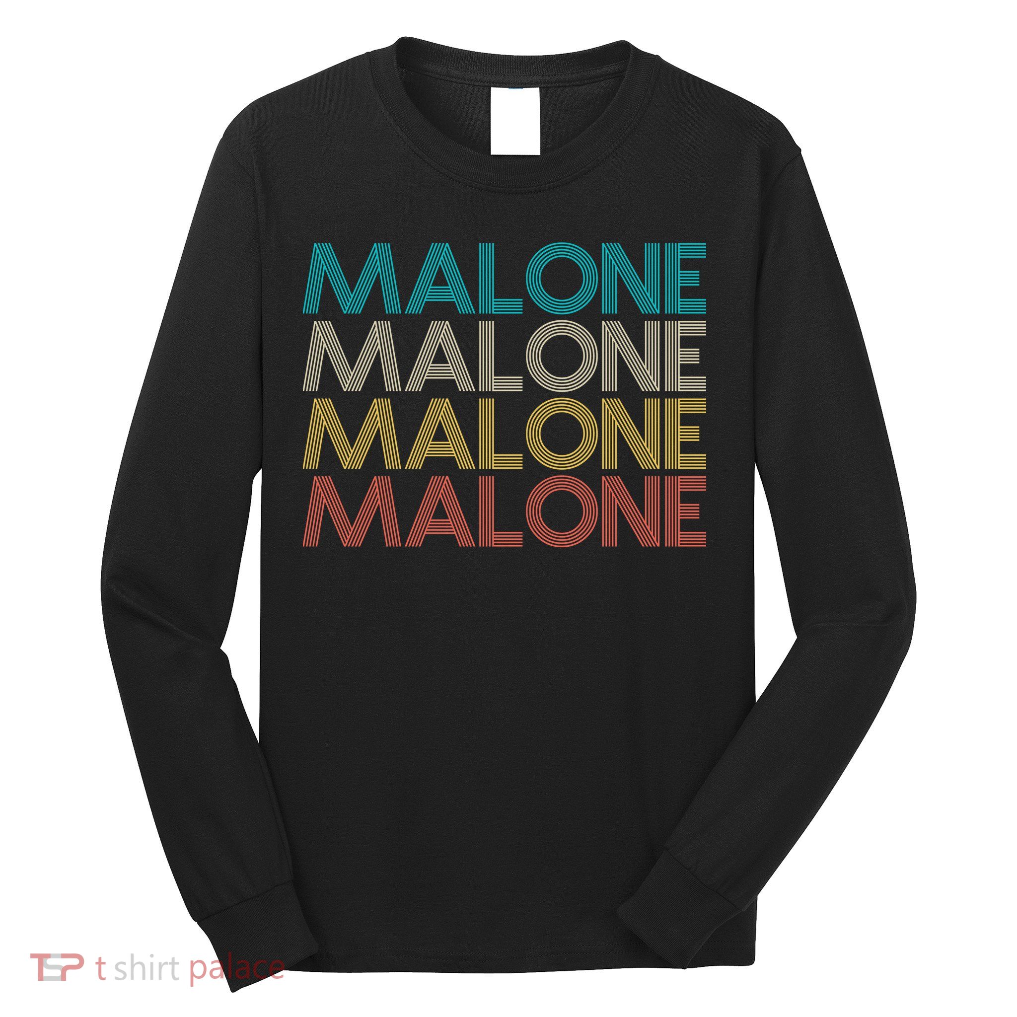 Retro Malone Long Sleeve Shirt