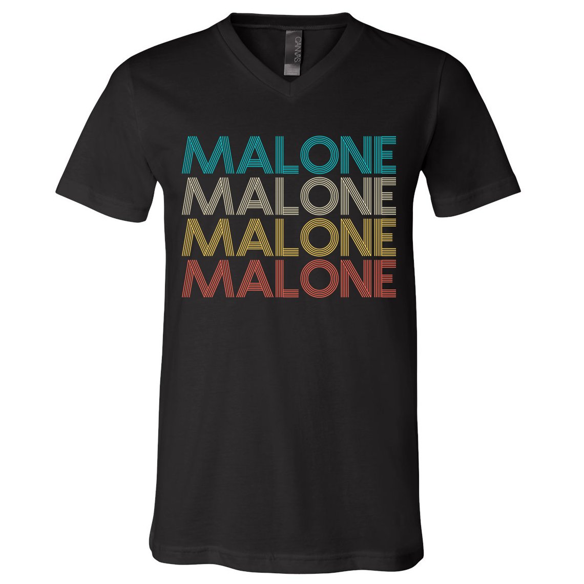 Retro Malone V-Neck T-Shirt