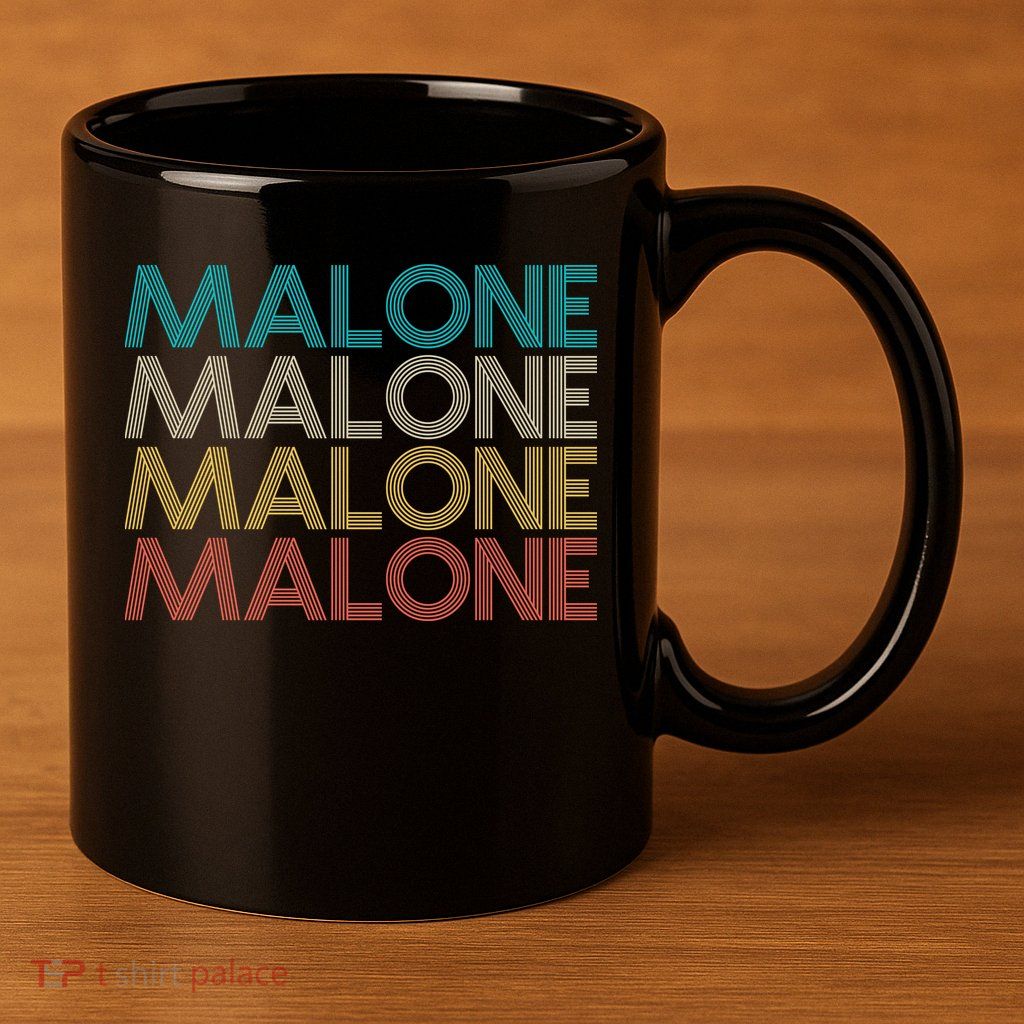 Retro Malone 11oz C Handle Ceramic Mug