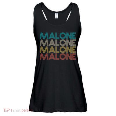 Retro Malone Ladies Essential Flowy Tank