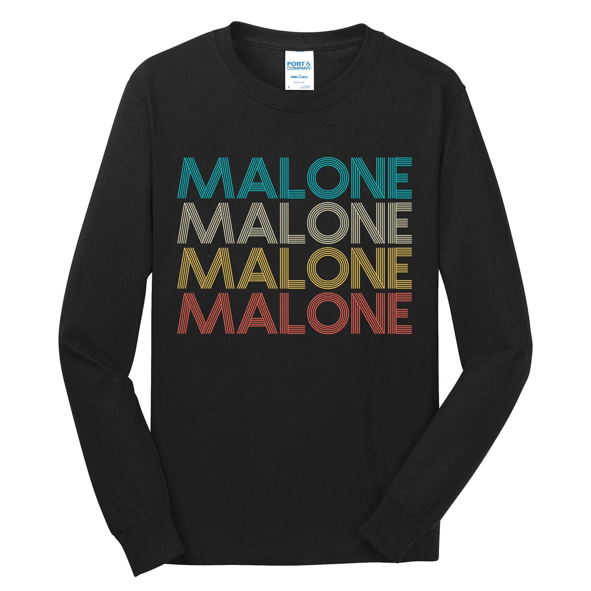 Retro Malone Tall Long Sleeve T-Shirt