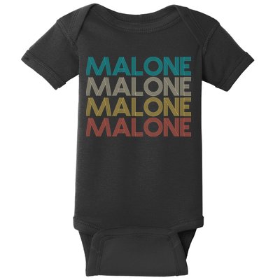 Retro Malone Baby Bodysuit