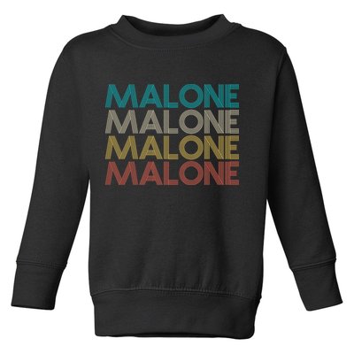 Retro Malone Toddler Sweatshirt