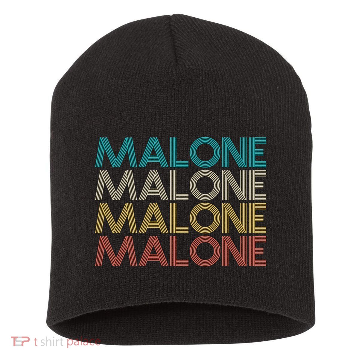 Retro Malone Short Acrylic Beanie