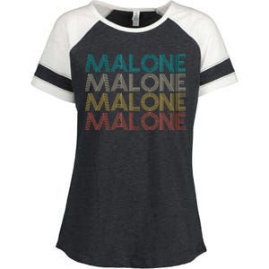 Retro Malone Enza Ladies Jersey Colorblock Tee