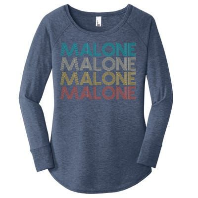 Retro Malone Women's Perfect Tri Tunic Long Sleeve Shirt