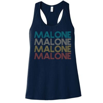 Retro Malone Women's Racerback Tank